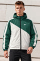 Nke Windrunner Color-Block Hooded Imp Men Sports Jacket In Beige