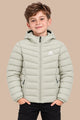 Adds Therma-Fit Detachable Hood Imported Kid's Puffer Jacket In Beige