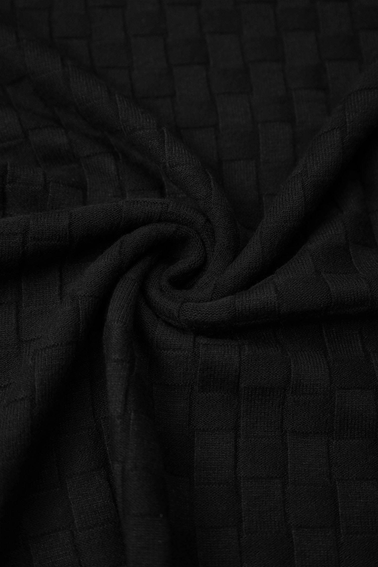 Pullover Waffle Crew-Neck Imported Men's Sweater