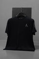 Jrdn Moisture-Wicking Round Neck Imp Dry-Fit Tee In Black