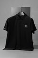 Burbry Modern Fit Performance Imp Dry-Fit Polo In Black