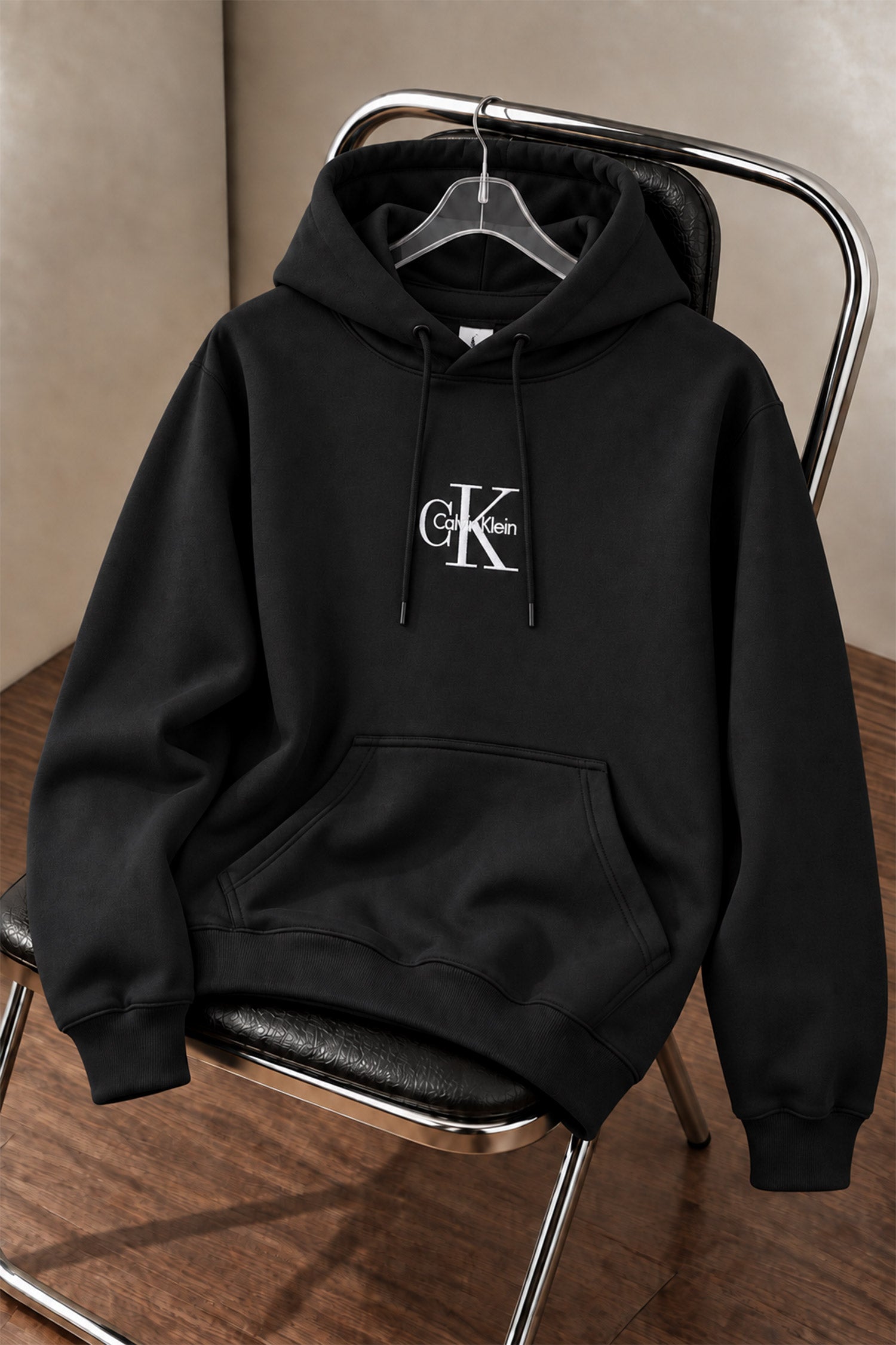 Clvn Klen Mono Logo Regular-Fit Men's Hoodie In Black