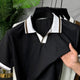 Turbo Old Money Culture Men's Polo Shirt In Black