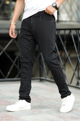 Denim Urban Sharp Classic Slim Fit Jeans In Black
