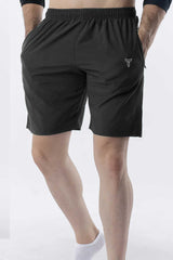 Turbo Titan-Tough Big Size Dry-Fit Men's Shorts In Black
