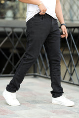 Denim Urban Sharp Classic Slim Fit Jeans In Black