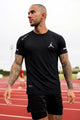 Jrdn Air Flight Imp Dry-Fit Tee In Black