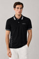 Hcket Contrast Stripe Detailing Men's Polo Shirt