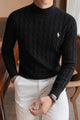 Polo Old Money Aesthetic Textured Imported Men's Sweater