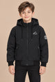 Windproof Reflective Detachable Hood Imported Kid's Puffer Jacket