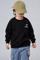 Gym Shrk Legacy Round Neck Kid's Sweatshirt In Black