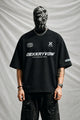 Turbo Casual Graphic Slogan Oversize Men's Tee