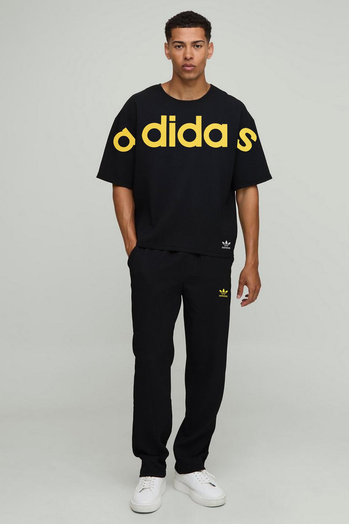 Adds Drop Shoulder Quick-Dry Tracksuit In Black