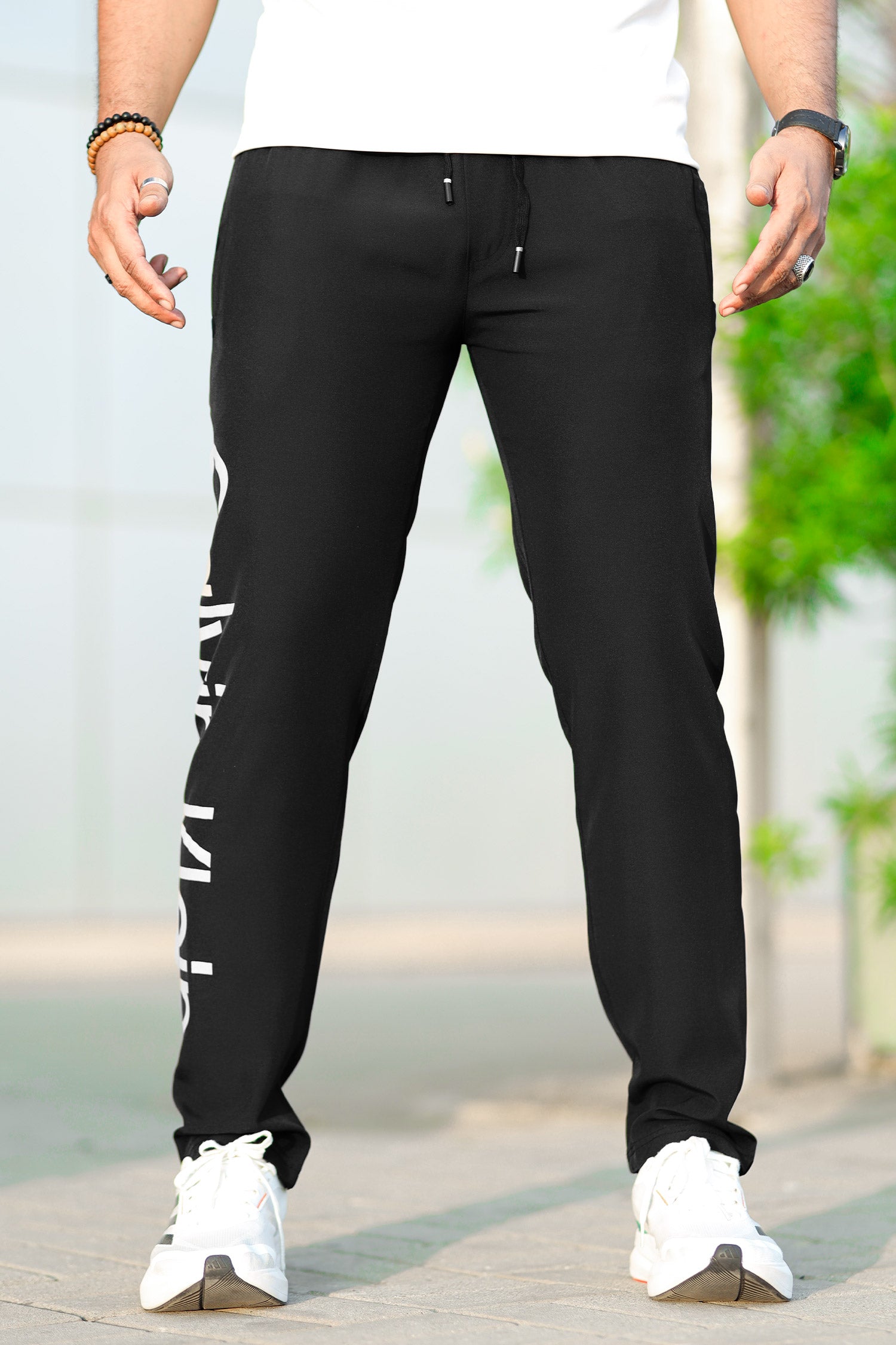 Clvn Klen Writing SlimFit Sportswear Trouser