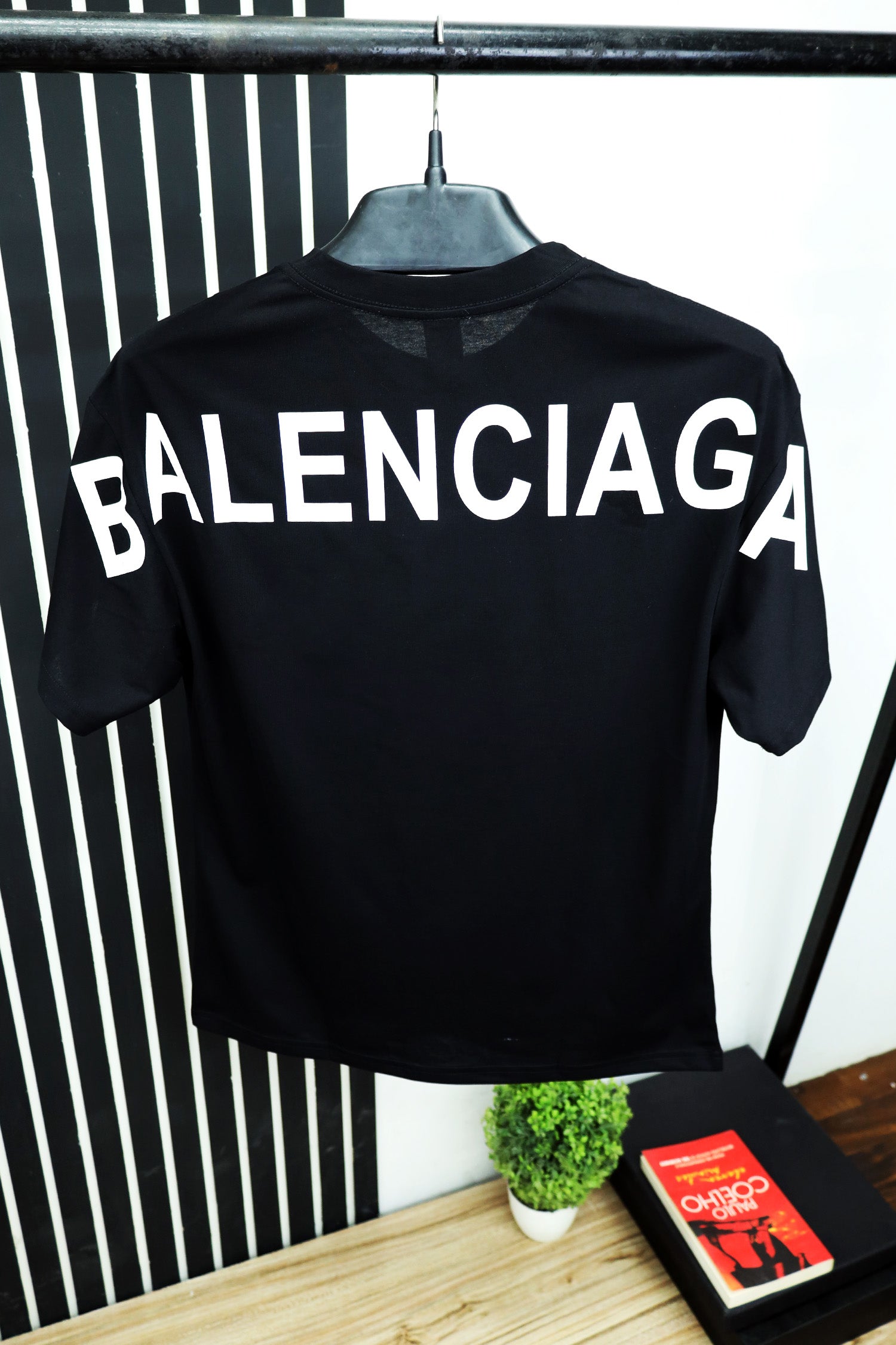 Balnciaga Slogan Oversized T-Shirt