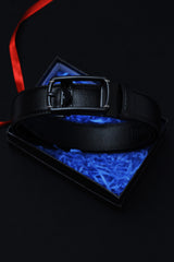 Vrsce Metal Alloy Automatic Buckle Branded Belt