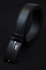 Crocdile Metal Alloy Automatic Buckle Branded Belt