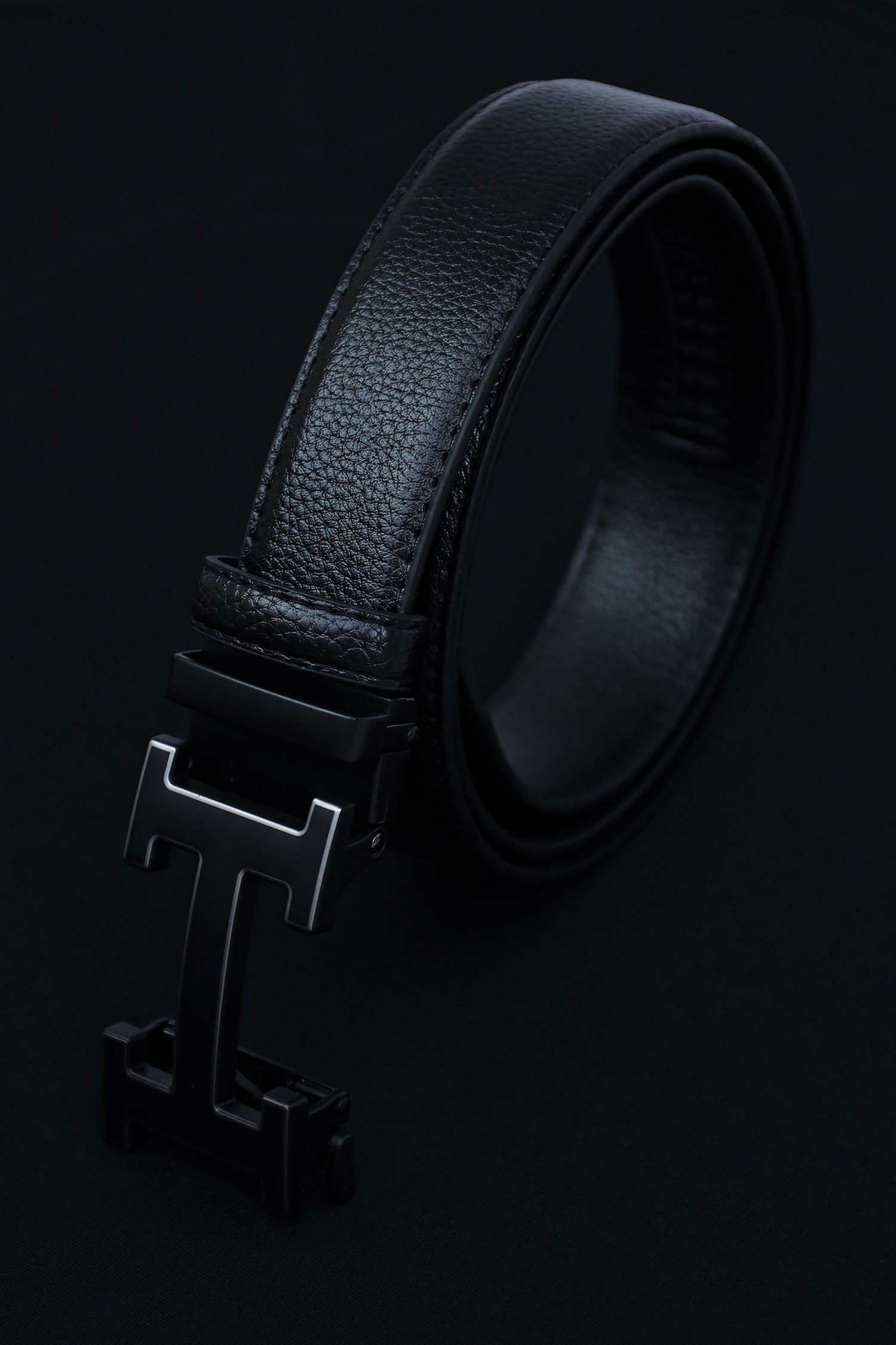 Hrmes Metal Alloy Automatic Buckle Branded Belt