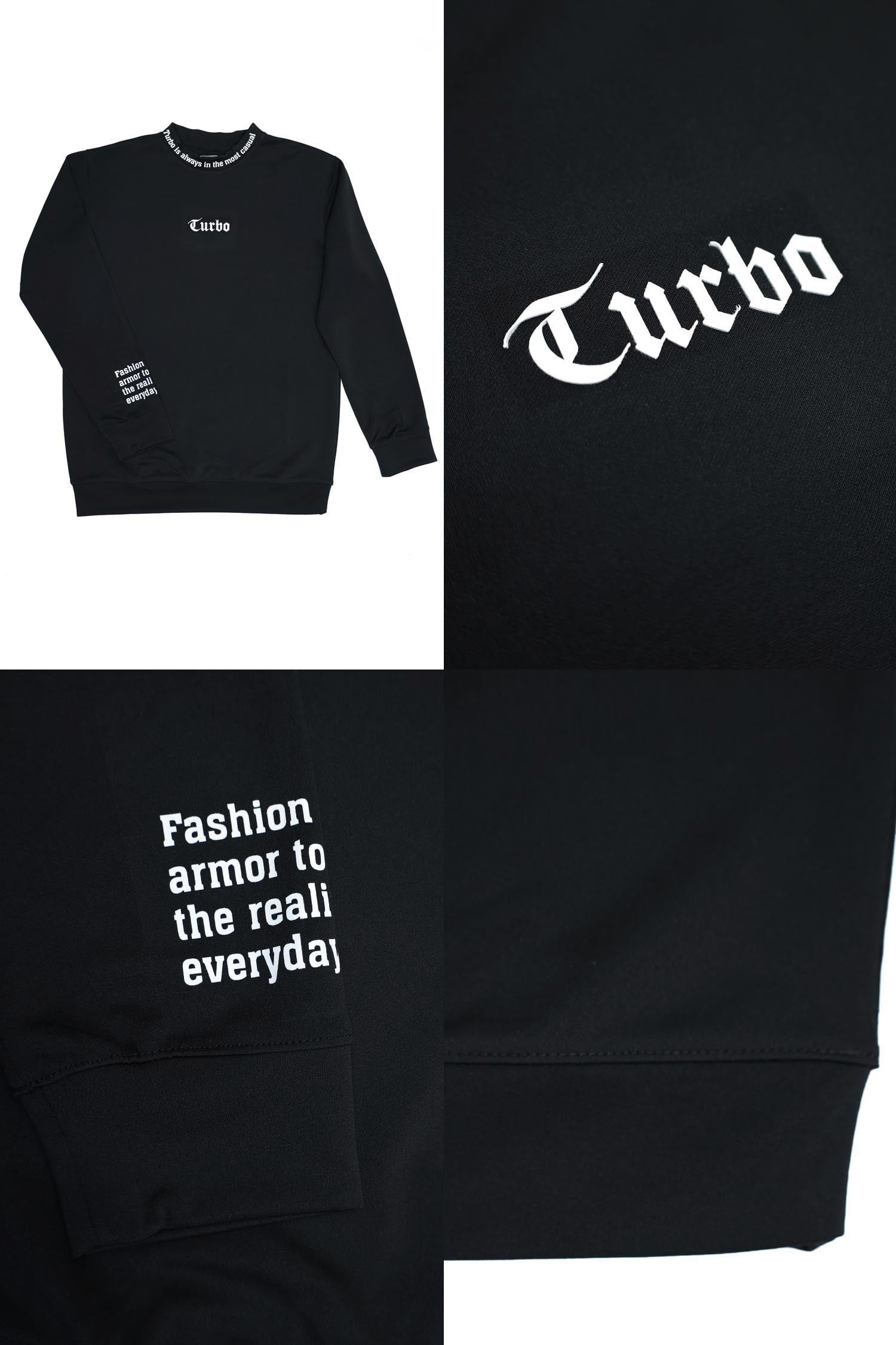 Turbo Front Printed Logo Men's Sweatshirt