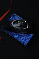 Lcste Metal Alloy Automatic Buckle Branded Belt