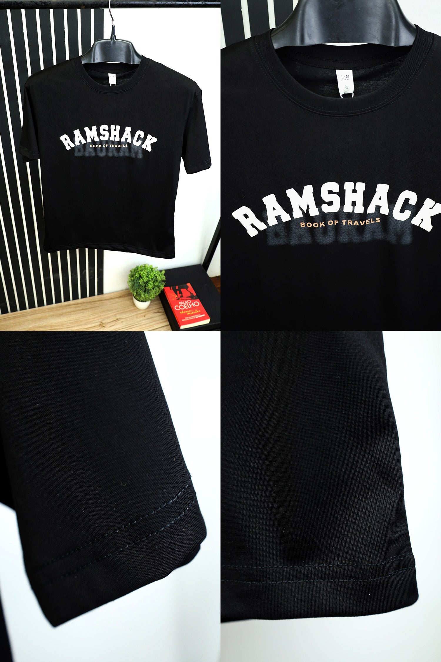 Ramshack Print Oversized Round Neck T-Shirt