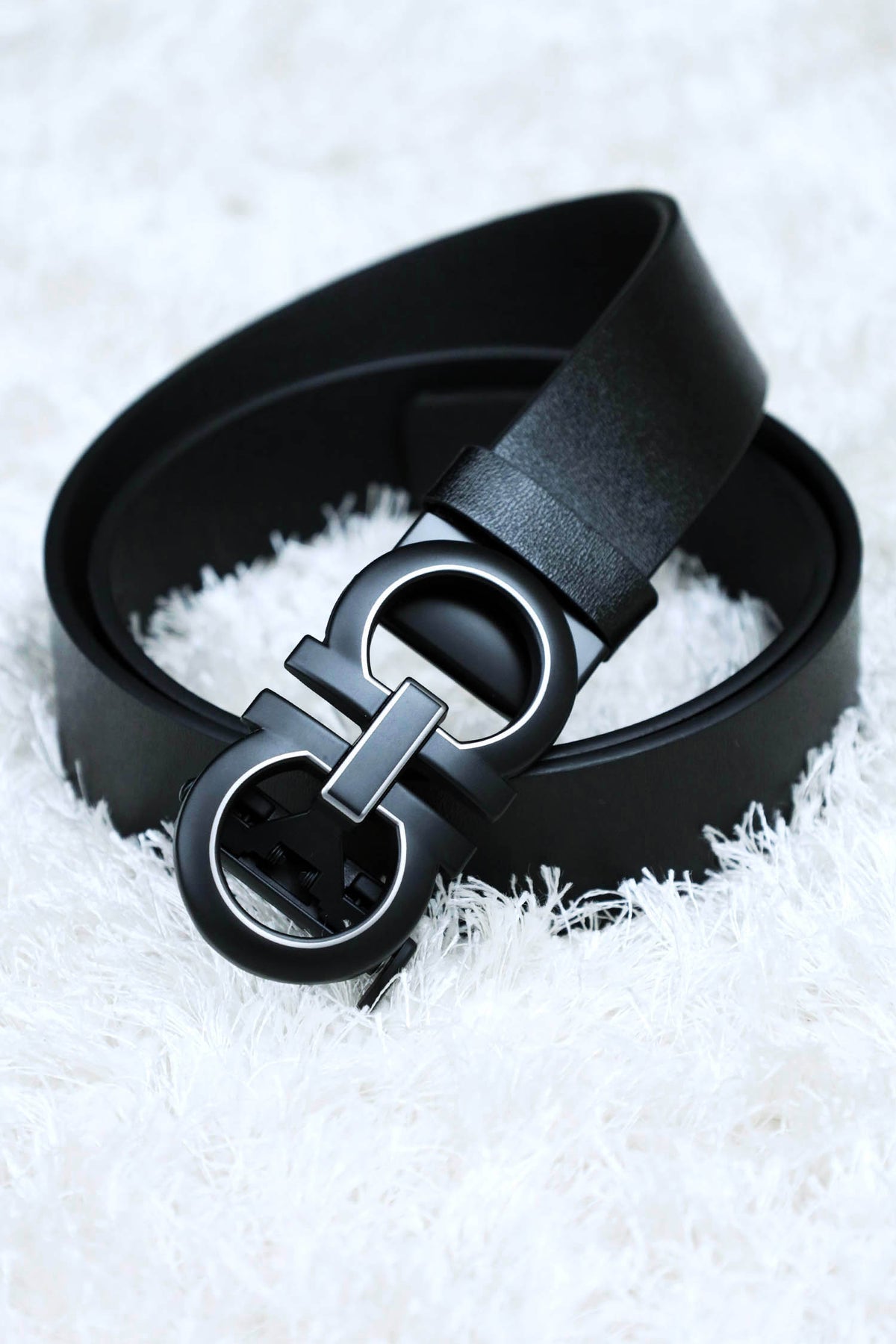 Frgamo Metal Alloy Automatic Buckle Branded Belt