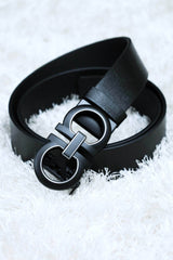 Frgamo Metal Alloy Automatic Buckle Branded Belt