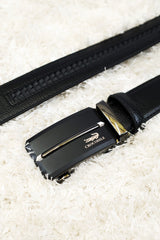 Crocdile Metal Alloy Automatic Buckle Branded Belt