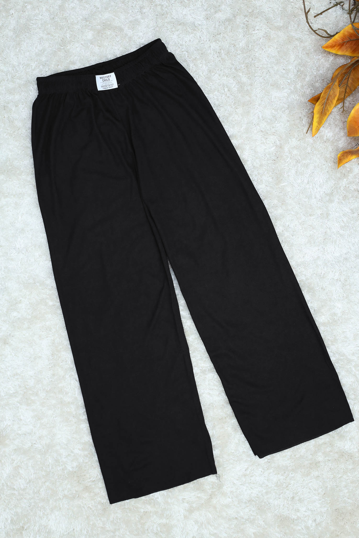 Cozy Fit Texture Style Flapper Trouser - Women