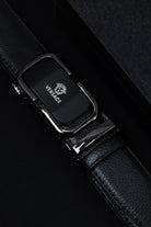 Versce Metal Alloy Automatic Buckle Branded Belt
