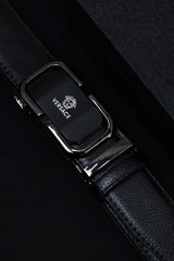 Versce Metal Alloy Automatic Buckle Branded Belt