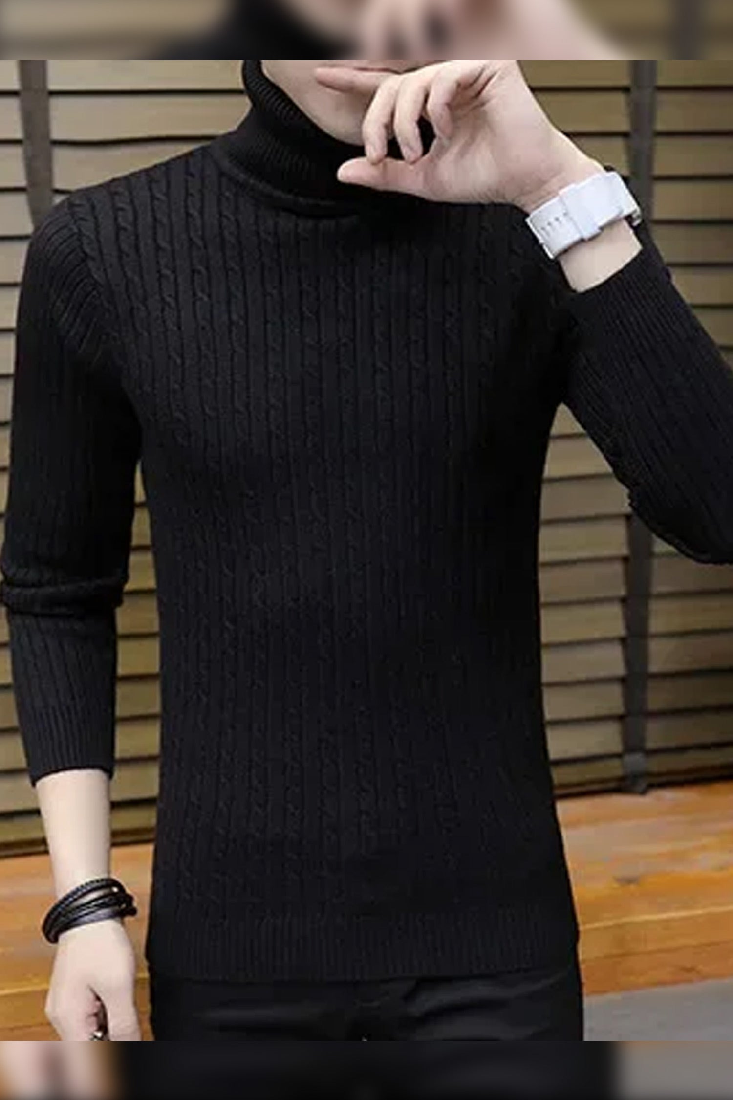 Winter Pullover Turtel High Neck