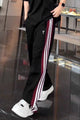 Turbo Classy Stripe Elegant Men's Trouser In Black