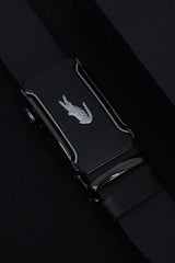 Lcste Metal Alloy Automatic Buckle Branded Belt