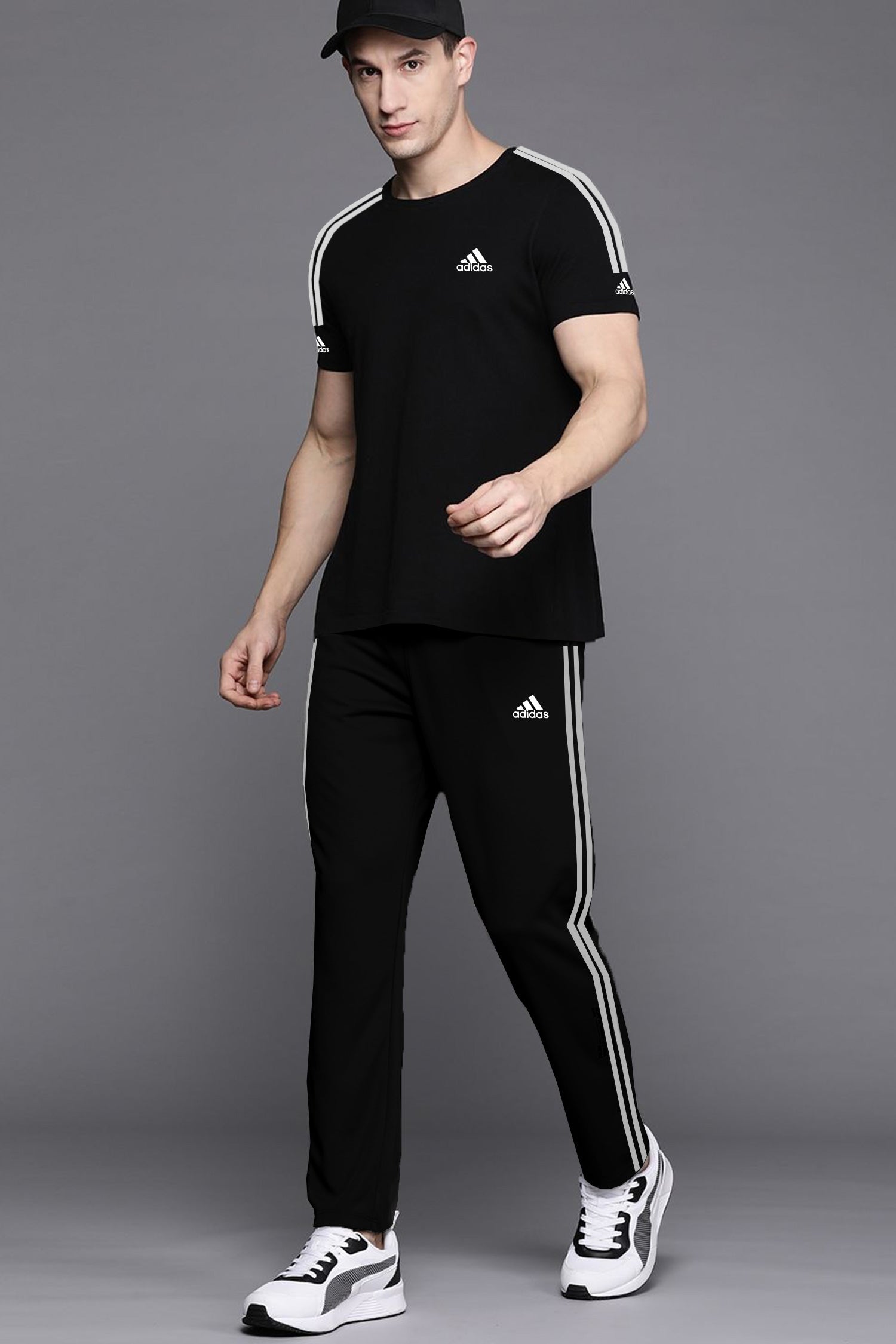 Adds Premium Tri-Line Quick-Dry Tracksuit