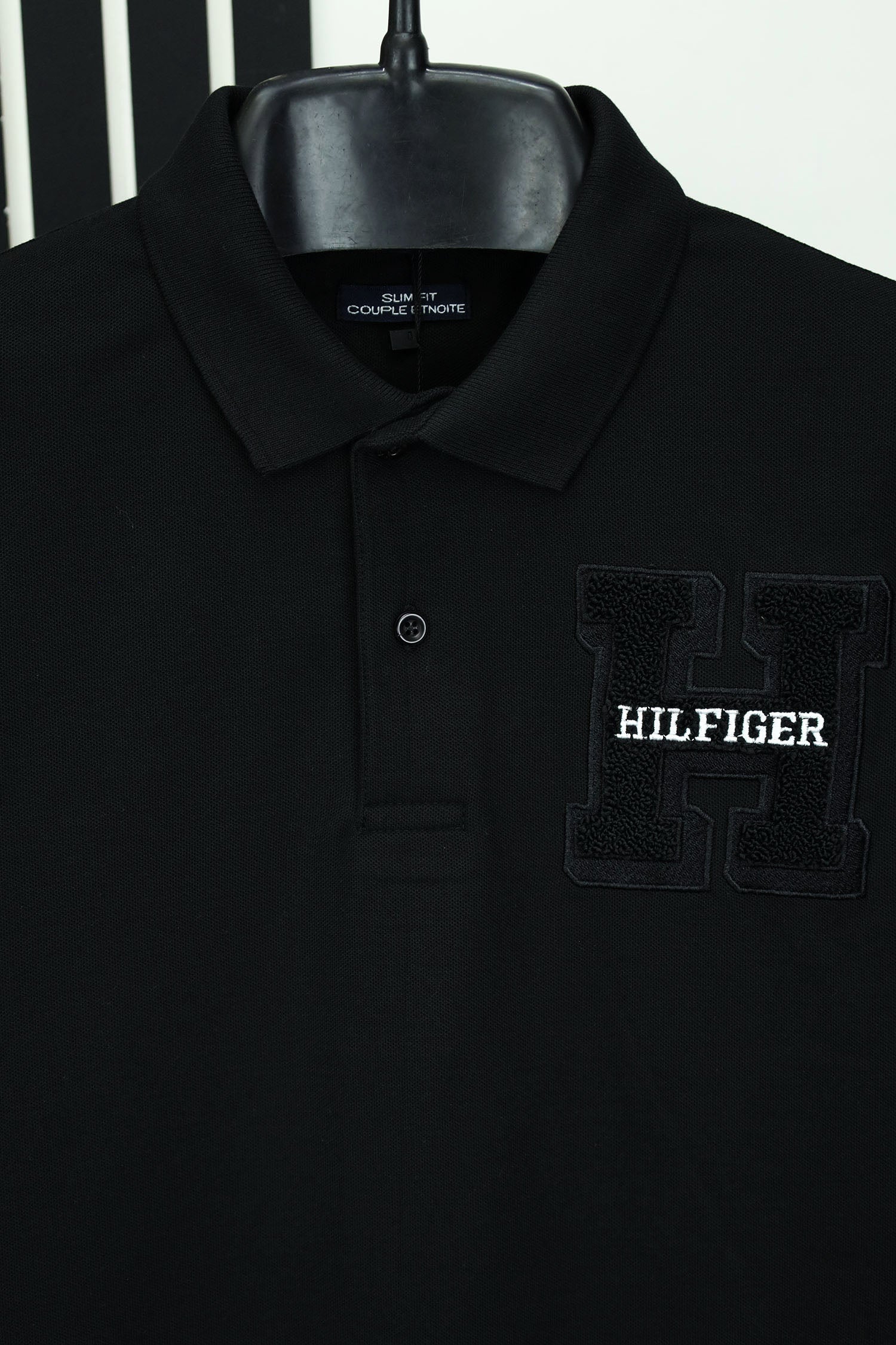 Hlfigr Classic Letter Printed Men's Polo Shirt