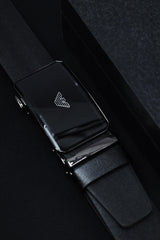 Armni Metal Alloy Automatic Buckle Branded Belt