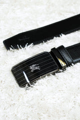 Burbry Metal Alloy Automatic Buckle Branded Belt