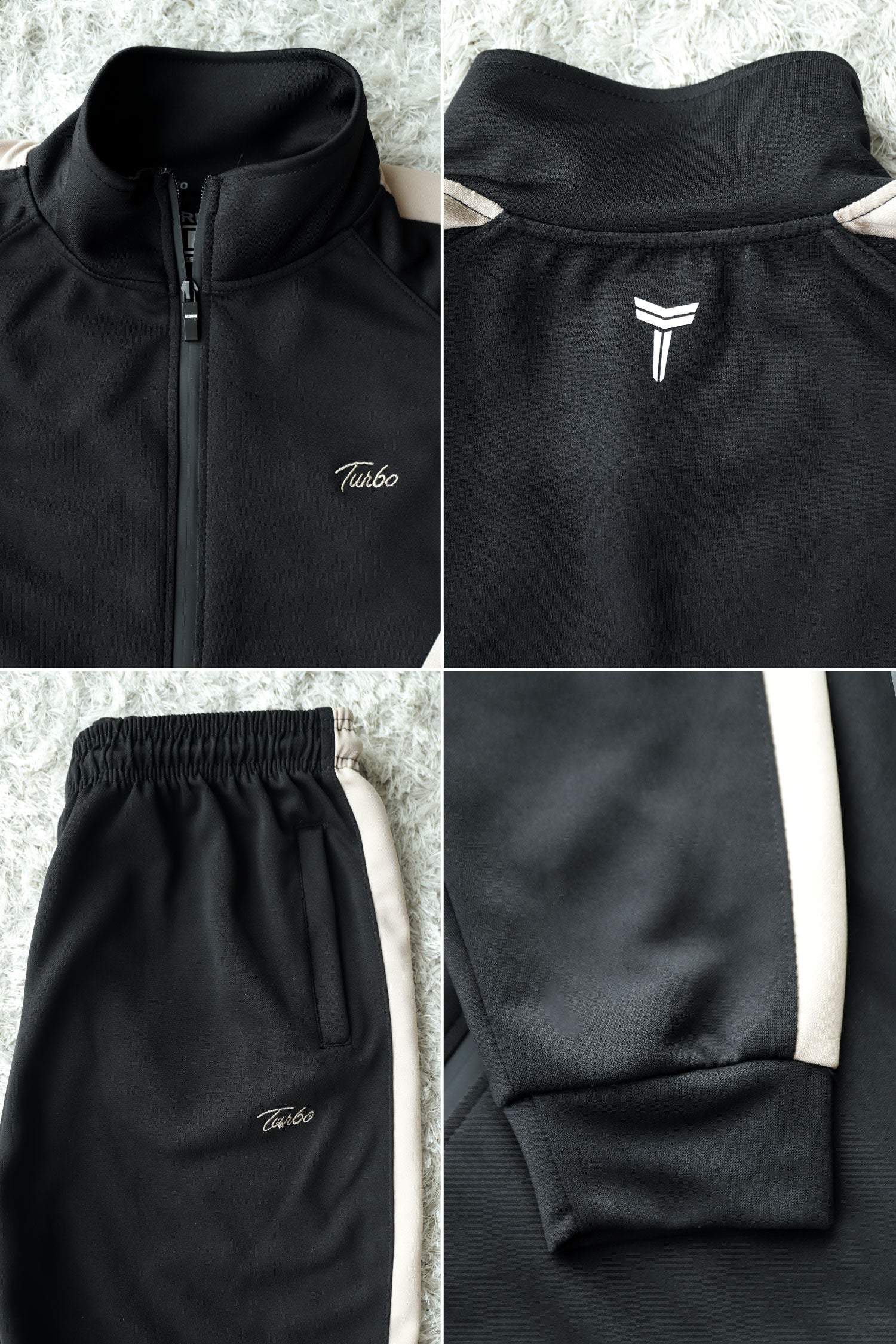 Turbo Panel Line Men Zipper Tracksuit