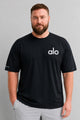 Alo Yoga Distinctive Front Logo Arrival Big & Tall Dry-Fit Tee