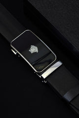 Vrsce Metal Alloy Automatic Buckle Branded Belt