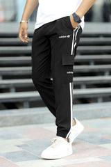 Adds Micro Stripes Slimfit Imported Sportswear Trouser