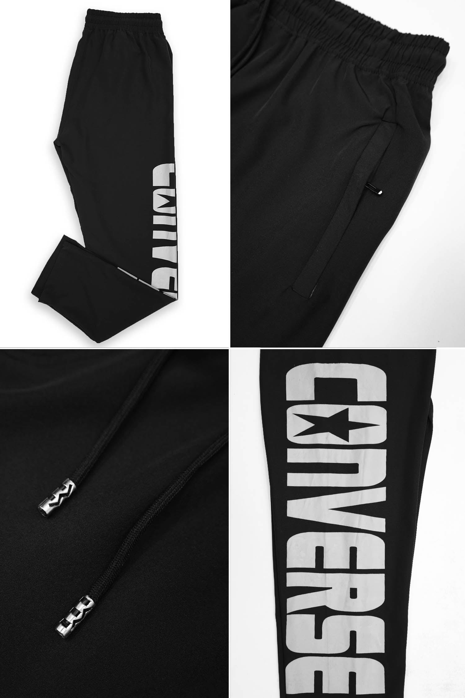 Cnvrse Typography SlimFit Sportswear Trouser