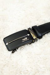 Crocdile Metal Alloy Automatic Buckle Branded Belt