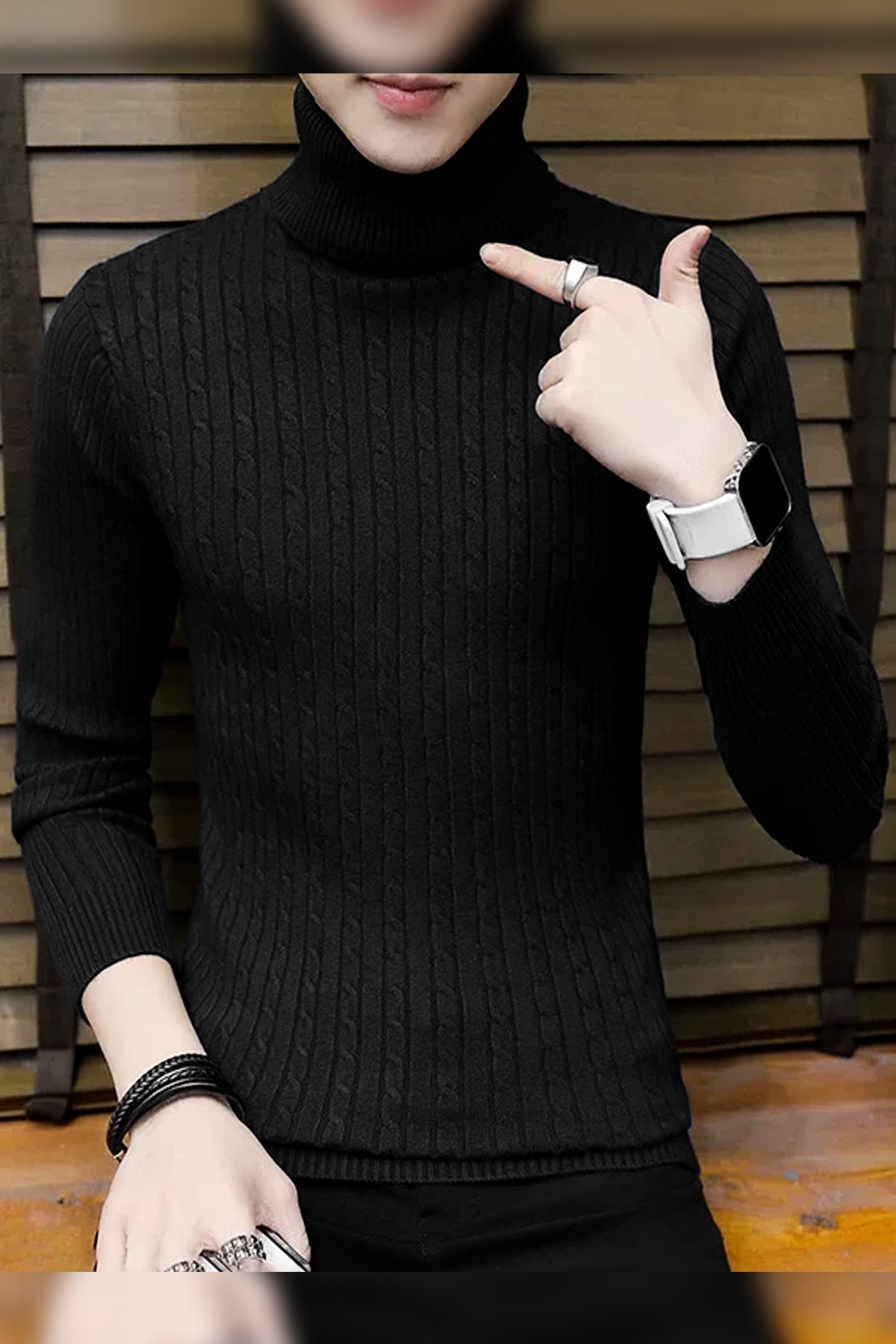 Winter Pullover Turtel High Neck