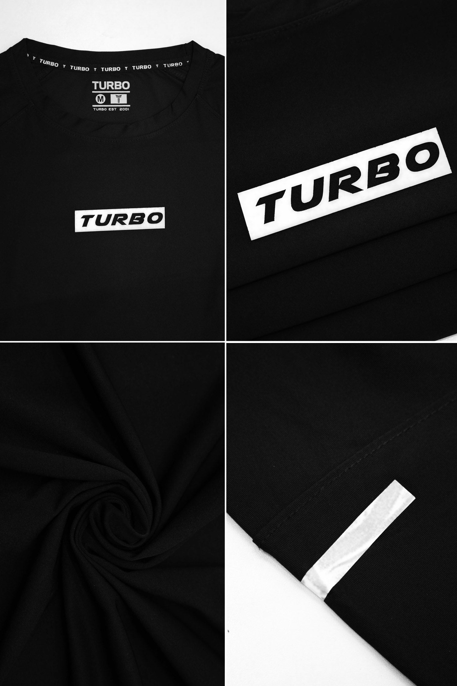 Turbo TRB Slogan Activewear Full Sleeve Shirt