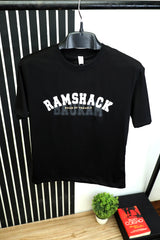 Ramshack Print Oversized Round Neck T-Shirt