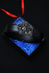 Versce  Metal Alloy Automatic Buckle Branded Belt