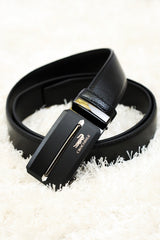 Crocdile Metal Alloy Automatic Buckle Branded Belt