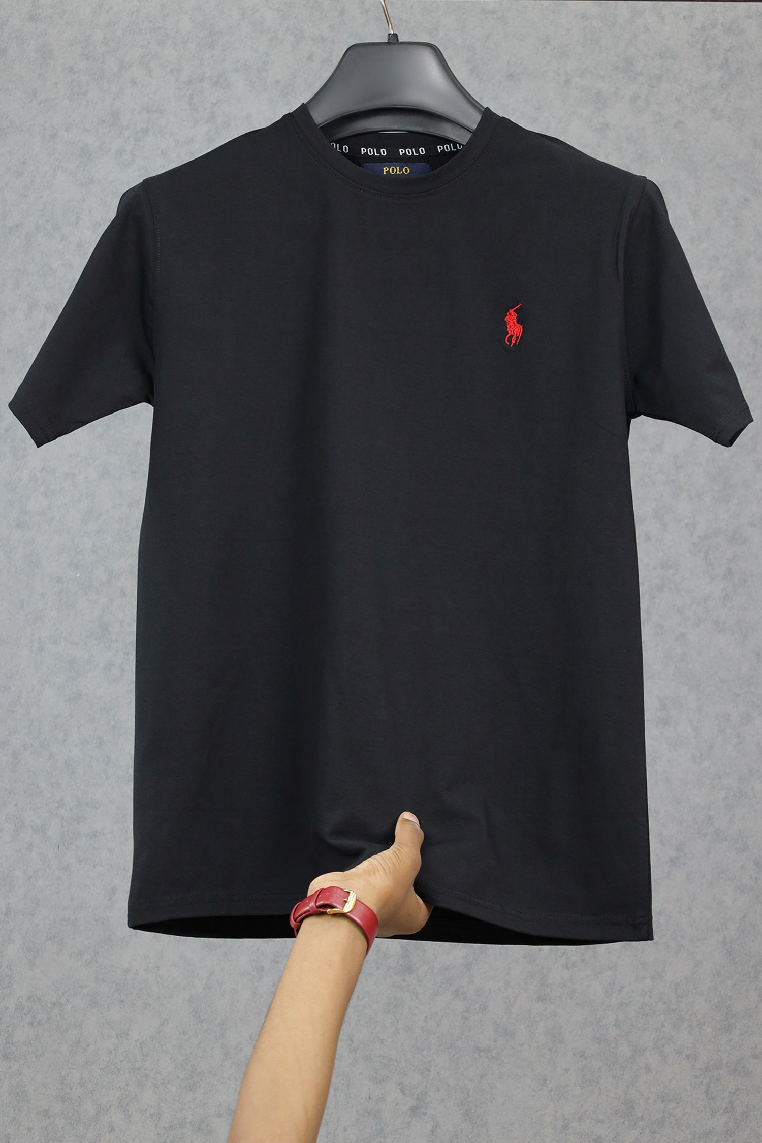 Rph Luren Premium Classic Fit Crewneck Polo T-Shirt
